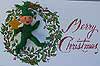 Annalee 3" Green Starbright Elf Holding Star Ornament / Pin / Christmas Card- Mint - 782196cc