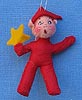 Annalee 3" Red Starbright Elf Ornament Holding Star - Mint - 782295ooh