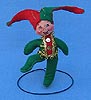 Annalee 3" Just a Jester Elf Ornament - Mint - 782796