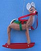 Annalee 5" Rocking Reindeer Ornament - Mint - 784084