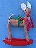 Annalee 5" Rocking Reindeer Ornament - Mint - 784084x