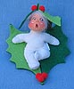 Annalee 3" White Holly Elf Ornament - Mint - 784899ooh
