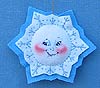 Annalee 4" Snowflake Ornament - Mint - 785101sm