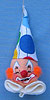 Annalee 5" Clown Head Ornament - Mint/ Near Mint - 786585xo