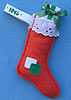Annalee 3" Stocking Ornament dated 1986 - Mint - 787086pl