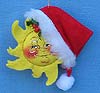 Annalee 3" Sun with Santa Hat Ornament - Mint - 787694ox