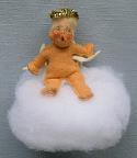 Annalee 3" Angel on Soft Cloud Ornament - Excellent - 788084ooha