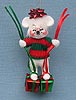 Annalee 3" Wrapping Fun Mouse Ornament - Mint - 788406