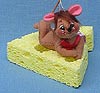 Annalee 3" Midnight Snack Mouse Ornament - Mint - 790296ox