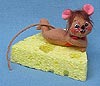 Annalee 3" Midnight Snack Mouse Ornament - Mint - 790296