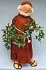 Annalee 30" Monk with Holly Garland - Near Mint - 792584ooh