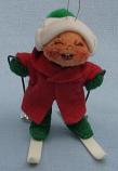 Annalee 3" Skier Ornament - Mint / Near Mint - 793086xo