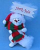 Annalee 5" Snowman with North Pole Sign Ornament - Mint - 794303ox