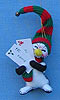 Annalee 3" Penguin with Letters Ornament - Mint - 794603sq