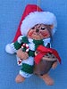 Annalee 3" Christmas Chipmunk Holding Acorn Ornament - Mint - 794903ox