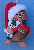 Annalee 3" Christmas Chipmunk Holding Acorn Ornament - Mint - 794903