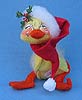 Annalee 5" Yellow Duck Wearing Santa Hat - Mint / Near Mint - 795083x
