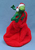 Annalee 10" Santa Frog on Red Bang Hat - Mint - 799994rx