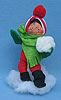 Annalee 7" Boy with Snowball - Near Mint - 800584xx