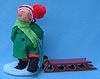 Annalee 12" Kid with Sled - Mint / Near Mint - 805085xx