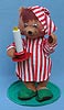 Annalee 10" Mr Nightshirt Bear with Candle - Mint / Near Mint - 805687