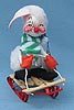 Annalee 7" Bunny on Flexible Flyer Sled - Mint - 806588xx