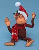 Annalee 6" Christmas Monkey - Mint - 807406