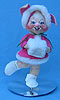 Annalee 10" Skating Bunny - Near Mint / Excellent - 807491