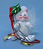 Annalee 4" Wrapping Kitty Cat - Mint - 808207