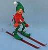 Annalee 10" Green Ski Elf - Mint - Signed - 818085sxo