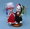 Annalee 7" New Years Mouse Couple - Mint - 820302