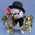 Annalee 6" Party Celebration Mouse AIA 2003- New Years - Near Mint / Excellent - 820503ox