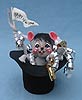 Annalee 7" Happy New Year Mouse - Mint / Near Mint - 820599