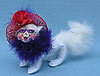 Annalee 4" Red Hot Kitty Cat - Red Hat - Mint - 851205