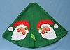 Annalee 60" Tree Skirt with Two Santa Heads - Mint / Near Mint - 853085