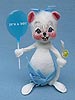 Annalee 7" Baby Boy Mouse - Mint - 853299