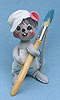 Annalee 7" Painter Mouse - Mint - 854401