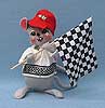 Annalee 7" Finish Line Racing Mouse - Mint - 855405