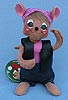 Annalee 6" Motorcycle Biker Babe Mouse - Mint - 860015ox