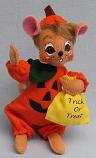 Annalee 6" Jack Trick or Treat Mouse 2015 - Mint - 860315