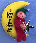 Annalee 5" Love You To The Moon and Back Ornament - Mint - 861721ooh