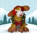 Annalee 5" Merry Moo Cow AIA 2025 - Mint - 921725