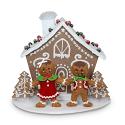 Annalee 7" Frosted Friends Forever Gingerbread Men & House AIA 2025 - Mint - 922125