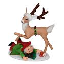 Annalee 8" Grandma's Merry Mishap with Reindeer AIA 2025 - Mint - 922525