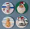 Annalee 2" Set of Four Christmas Magnets - Mint - 933902