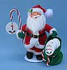 Annalee 9" Toybag Santa Countdown - Mint - 933907