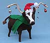 Annalee 7" Christmas Lights Longhorn Bull - Mint - 940212