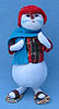 Annalee 5" Snowman on Snowshoes Ornament - Mint - 941703