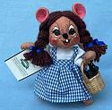 Annalee 6" Wizard of Oz Dorothy Mouse - Mint - 943003