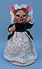 Annalee 6" Dickens Mrs Fezzywig Mouse - Mint - 943109